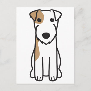 Carte Postale Dessin de Parson Russell Terrier Dog