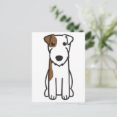 Carte Postale Dessin de Parson Russell Terrier Dog (Debout devant)