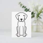 Carte Postale Dessin de Plott Dog (Debout devant)