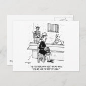 Carte Postale Dessin de prison 9493 (Devant / Derrière)