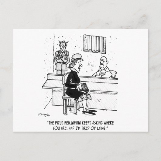 Carte Postale Dessin de prison 9493 (Devant)