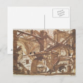 Carte Postale Dessin de prison imaginaire (Devant / Derrière)