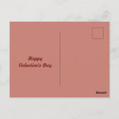 Carte Postale Dessin de Saint Valentin sur mesure (Dos)