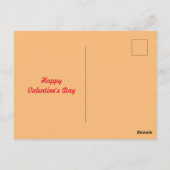 Carte Postale Dessin de Saint Valentin sur mesure (Dos)