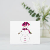 Carte Postale Dessin de Snowman (Debout devant)
