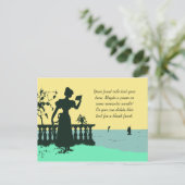 Carte Postale Dessin de style victorien romantique (Debout devant)