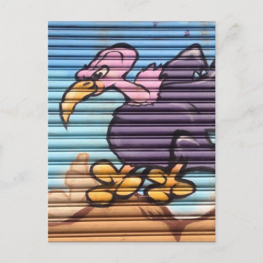 Carte Postale dessin de vautour (Devant)