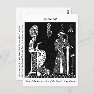 Carte Postale Dessin de Wicked King et Brave Knight