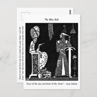 Carte Postale Dessin de Wicked King et Brave Knight