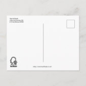 Carte Postale Dessin d'encre de bête hybride (Dos)