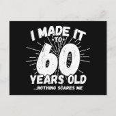 Carte Postale Dessin drôle et sarcastique pour 60 ans - Cadeau d (Devant)