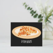 Carte Postale Dessin du Croissant (Debout devant)