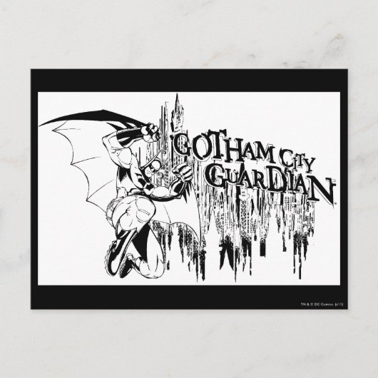 Carte Postale Dessin du gardien du GC (Devant)