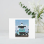 Carte Postale Dessin du restaurant Fish & Chips (Debout devant)