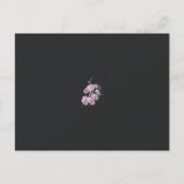 Carte Postale dessin d'un plante aux fleurs violettes (Devant)