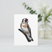 Carte Postale Dessin Goldfinch (Debout devant)