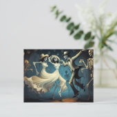 Carte Postale Dessin Halloween Swing Dance (Debout devant)