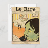 Carte Postale Dessin humoristique (Devant / Derrière)