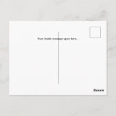 Carte Postale Dessin humoristique sur une blessure causée par un (Dos)