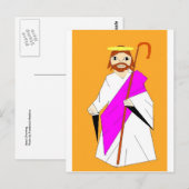 Carte Postale Dessin Jésus (Devant / Derrière)