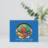 Carte Postale Dessin Lizard Kung Fu (Debout devant)