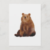 Carte Postale Dessin notre brun (Devant)