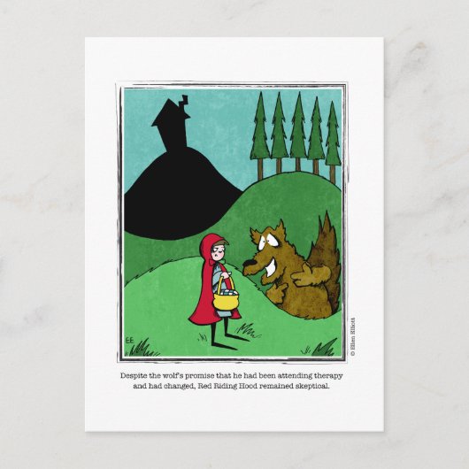 Carte Postale Dessin SCEPTIQUE d'Ellen Elliott (Devant)