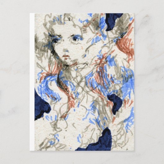 Carte Postale Dessin Seraph Enk Pen (Devant)