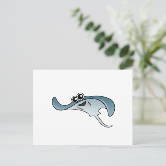 Carte Postale Dessin Stingray (Debout devant)