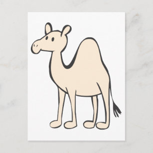 Carte Postale Dessin sur le jeune chameau