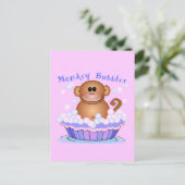 Carte Postale Dessin sur singe (Debout devant)