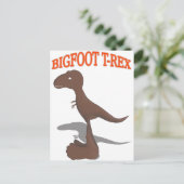 Carte Postale Dessin T-Rex Bigfoot (Debout devant)