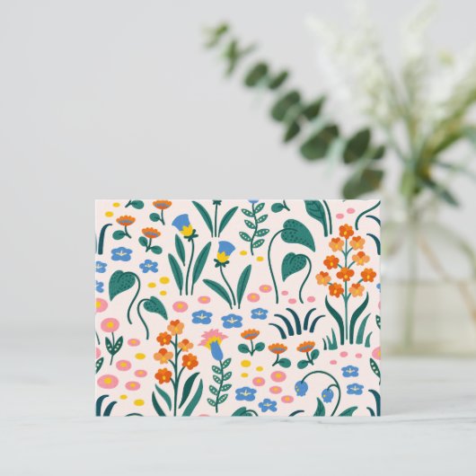 Carte postale Dessin vintage (Debout devant)