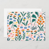 Carte postale Dessin vintage (Devant / Derrière)