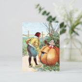 Carte Postale Dessin vintage : Peter Citrouille Mater (Debout devant)