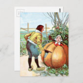 Carte Postale Dessin vintage : Peter Citrouille Mater (Devant / Derrière)