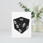 Carte Postale Dessins crâniens désorganisés Dice (Debout devant)