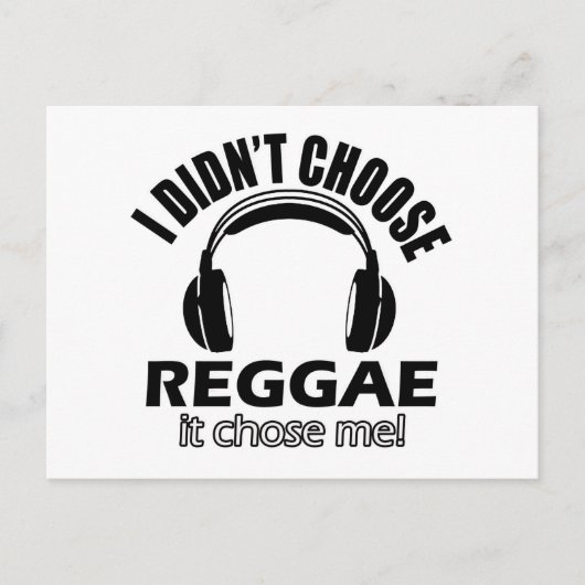 Carte Postale Dessins de reggae cool (Devant)