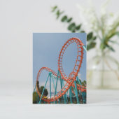 Carte Postale Dessous de verre à rouleaux (Debout devant)