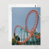 Carte Postale Dessous de verre à rouleaux (Devant / Derrière)