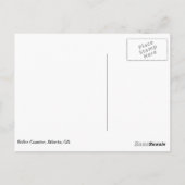 Carte postale Dessous de verre à rouleaux (Dos)