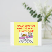 Carte Postale dessous de verre à rouleaux (Debout devant)