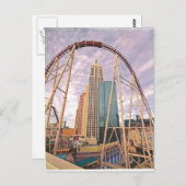 Carte Postale dessous de verre à rouleaux NYNY (Devant / Derrière)