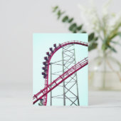 Carte Postale Dessous de verre à rouleaux X2 Six Flags Magic Mou (Debout devant)