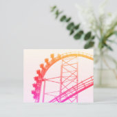 Carte Postale Dessous de verre à rouleaux X2 Six Flags Magic Mou (Debout devant)