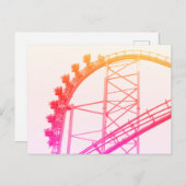 Carte Postale Dessous de verre à rouleaux X2 Six Flags Magic Mou (Devant / Derrière)