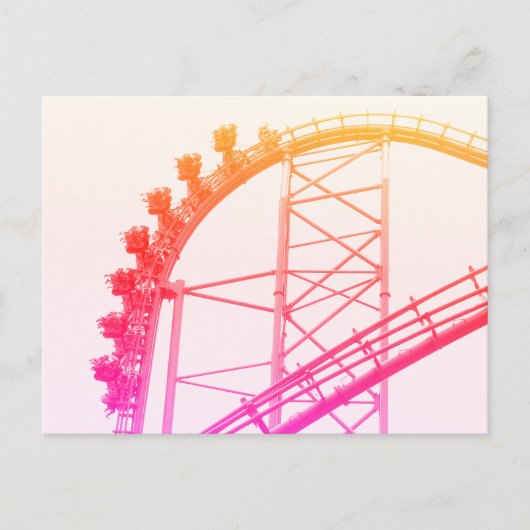 Carte Postale Dessous de verre à rouleaux X2 Six Flags Magic Mou (Devant)