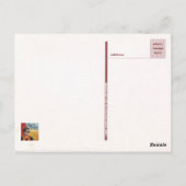 Carte Postale Dessus bleu (Dos)