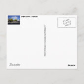 Carte postale d'Estes Park (Dos)