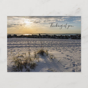 Carte Postale Destin Beach Floride Jetty Sunset Penser À Vous